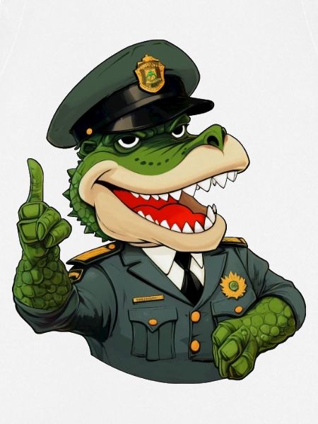 Krokodil Polizist
