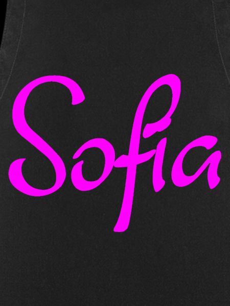 Sofia Neon-Schriftzug