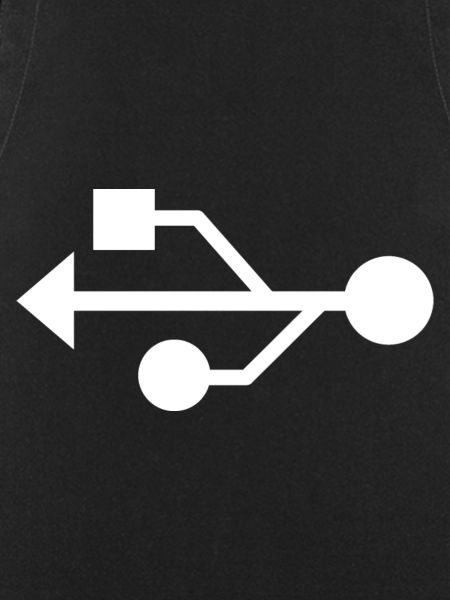 USB Symbol Minimaldesign