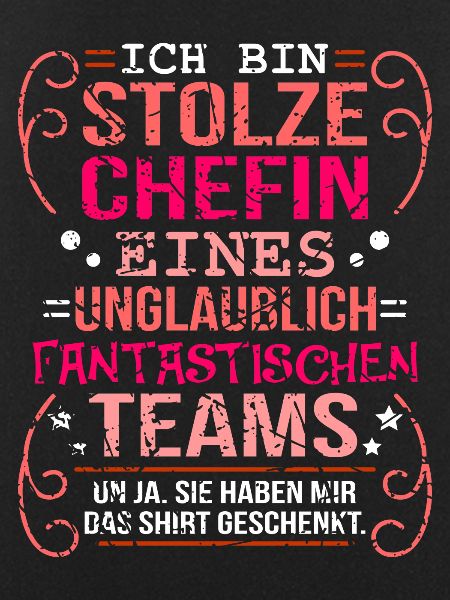 Stolze Chefin Firma Boss