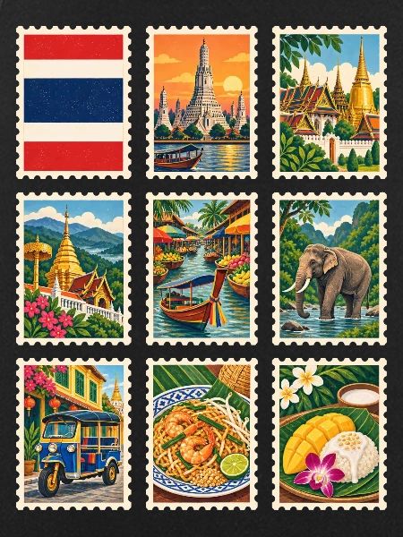 Thailand Briefmarken