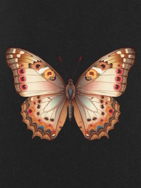 Brauner ätherischer Schmetterling
