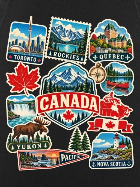 Kanada Reisesticker