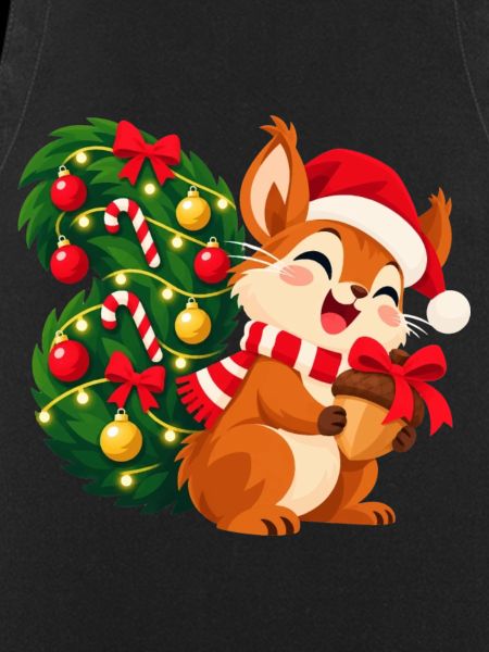 Weihnachtliches Eichhörnchen 