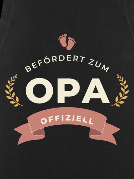 Befördert zum Opa – Abzeichen