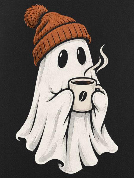 Kuschelgeist mit Kaffee