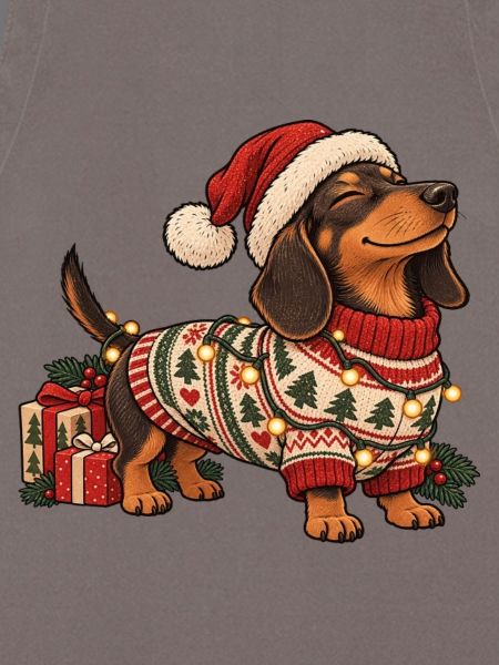 Weihnachts Dackel – Norwegerpullover Winter