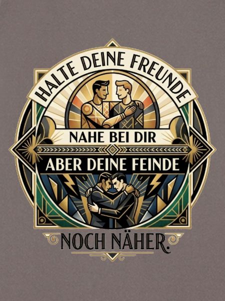 Halte_deine_Freunde_nah_-_Art_Deco