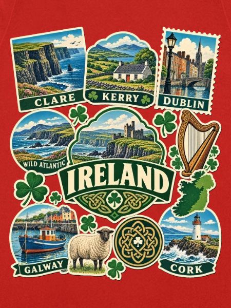 Irland Reisesticker