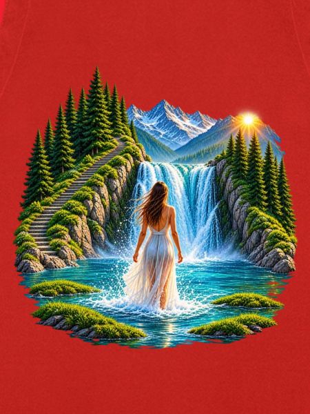 Magischer Wasserfall