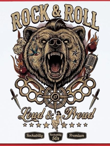 Rock & Roll Bär – Laut & Stolz