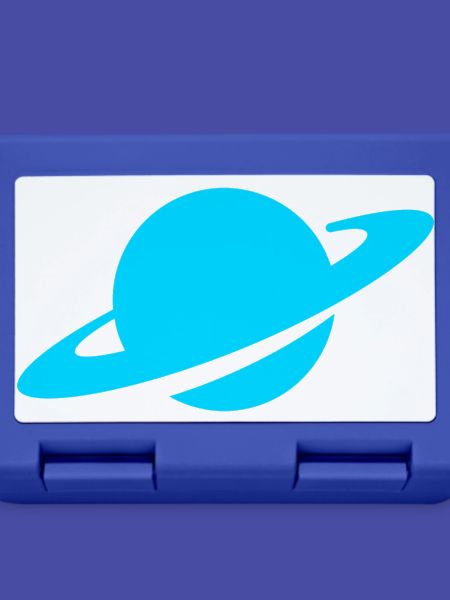 Blauer Ringplanet