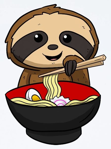 Ramen Faultier Otaku