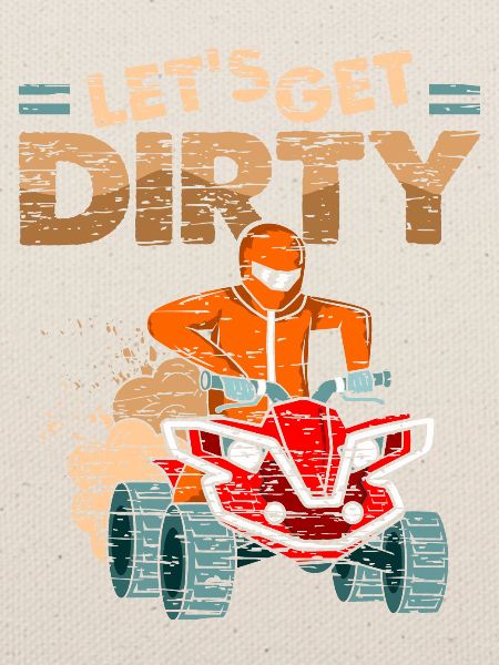 Quad Spruch Lustig Quadfahrer Offroad