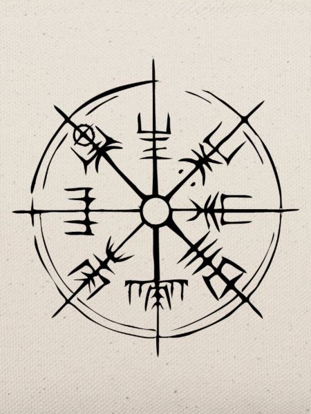 Vegvisir Wikinger Kompass