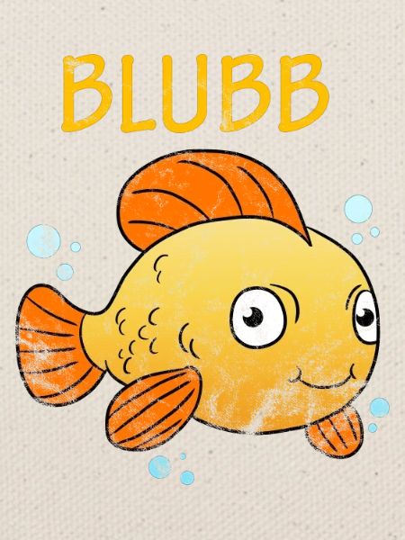 Blubb Goldfisch Süßer Fisch Aquarium Fischchen