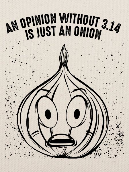 Math Pi onion