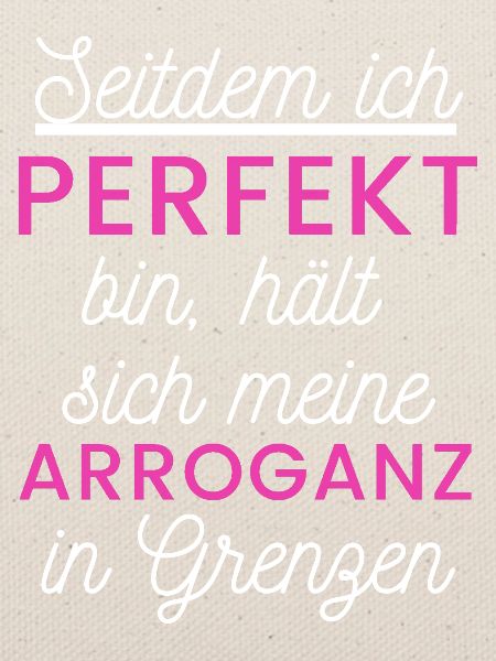 Selbstironische Perfektion