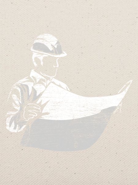 Zuverlässiger Bautechniker Bauplan