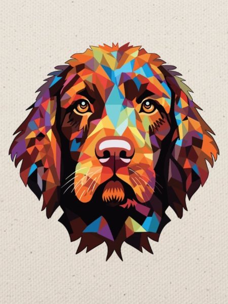 Pudelpointer Hunderasse Aquarell Illustration