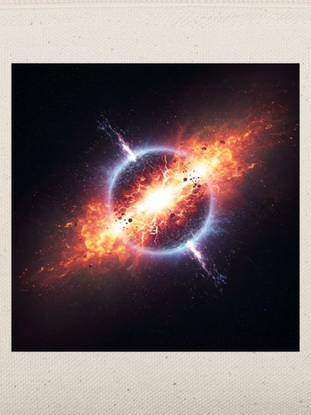 Kosmischer Orbit Kunstdruck