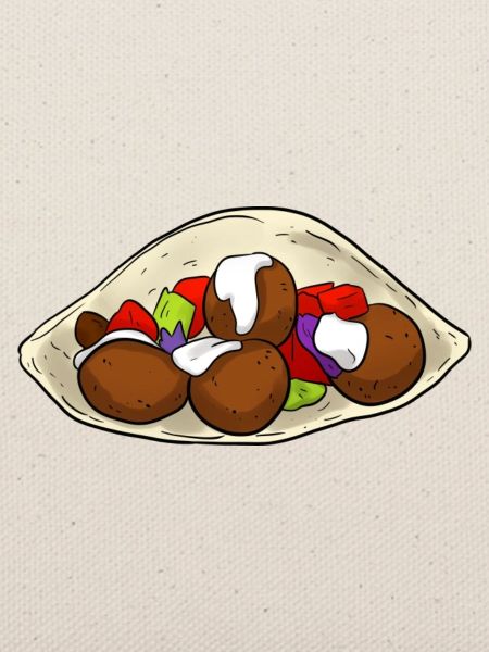 Falafel Kebab