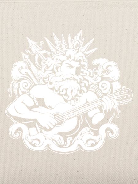 Neptun mit Gitarre