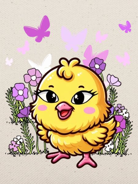 Küken Ostern Kind Kinder