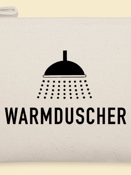 Warmduscher - Spruch mit Dusche
