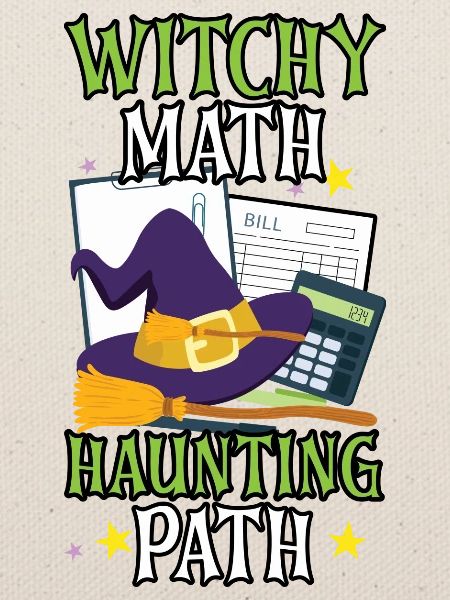Hexenmathe Spukpfad Buchhalter Halloween