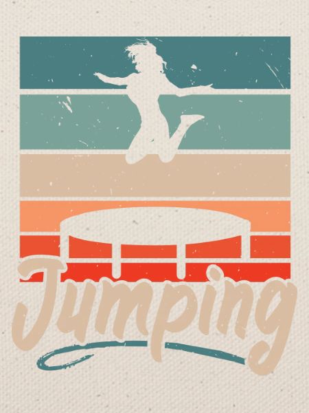 Springendes Trampolin Trampolin Trampolinspringen