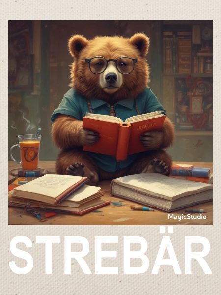 Strebär (weiß)