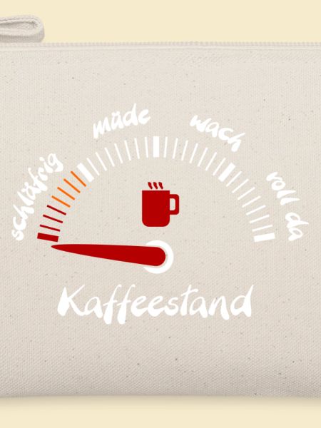 Kaffeeanzeige müde