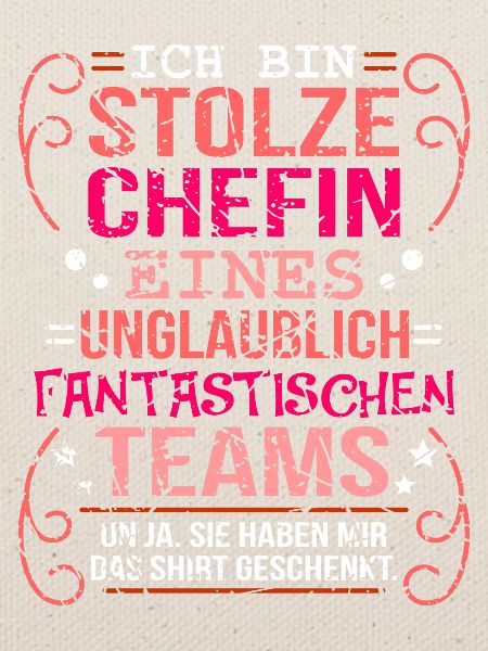 Stolze Chefin Firma Boss
