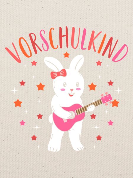 Vorschulkind Vorschule Hase Mädchen