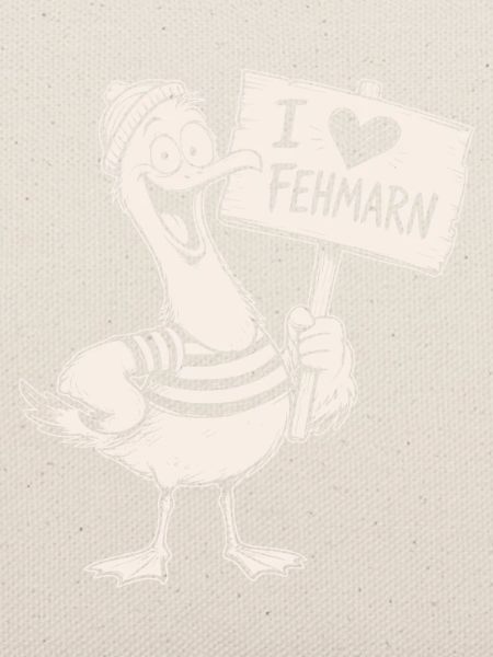 I Love Fehmarn Duck