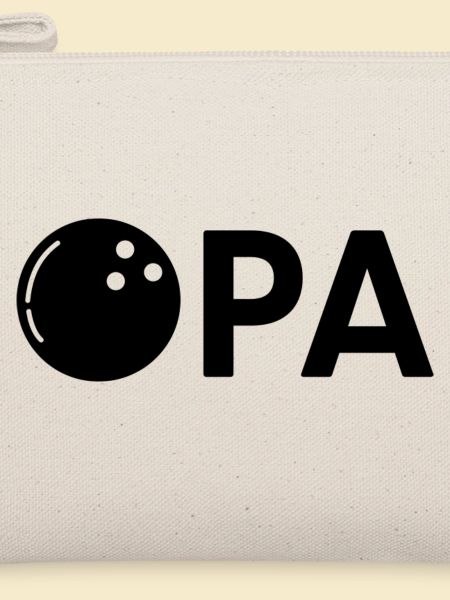 Opa mit Bowlingkugel – Schwarz