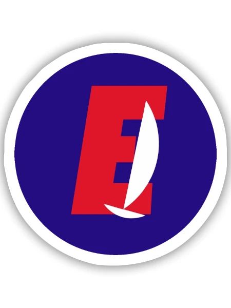 Europe Klassenzeichen - Sticker Größe S (10 x 10 cm) - Mattweiß - Vorne
