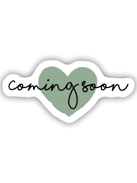 Coming soon - Babyankündigung - Sticker Größe S (10 x 10 cm) - Mattweiß - Vorne