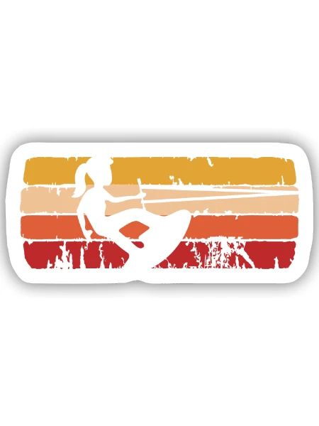 T-Shirt I Kitesurf und du - Sticker Größe S (10 x 10 cm) - Mattweiß - Vorne