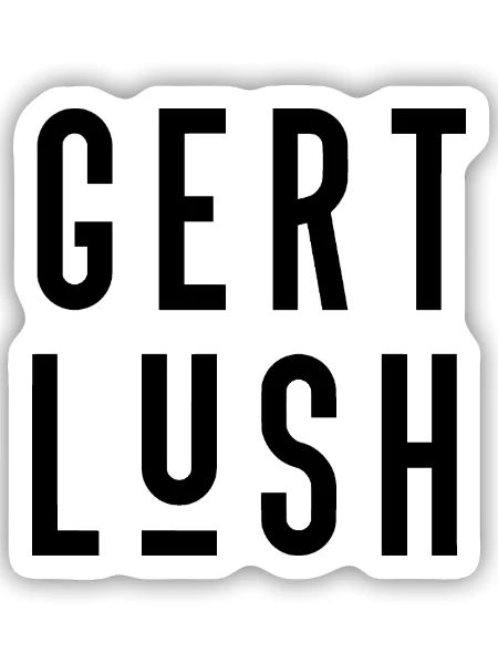 Bristol Dialect Gert Lush - Sticker size S (10 x 10 cm) - white matte - Front