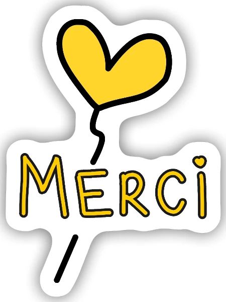 VIELEN DANK. DANKE. VIELEN DANK. JAHRESTAG. GEBURT. - Sticker Größe S (10 x 10 cm) - Mattweiß - Vorne