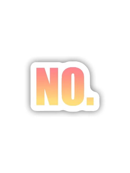 no sticker - Sticker size S (10 x 10 cm) - white matte - Front