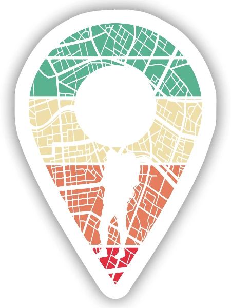 Schatzsuche GPS Schnitzeljagd Cacher Cache - Sticker Größe S (10 x 10 cm) - Mattweiß - Vorne