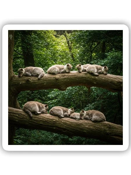 Meeresrauschen Naturkulisse T-Shirt - Sticker Größe S (10 x 10 cm) - Mattweiß - Vorne