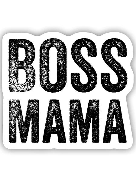 lustiger Chef-Spruch - Sticker Größe S (10 x 10 cm) - Mattweiß - Vorne
