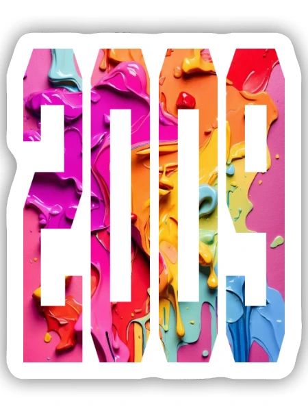 BUNT 17TH BIRTHDAY 2009 - Sticker size S (10 x 10 cm) - white matte - Front