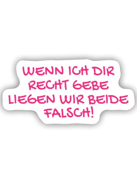 Besserwisser lustiger Spruch - Sticker Größe S (10 x 10 cm) - Mattweiß - Vorne