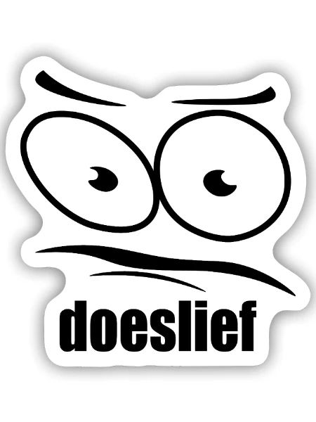 doeslief flehende Augen mit Fragezeichen-Blick - Sticker Größe S (10 x 10 cm) - Mattweiß - Vorne