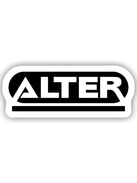 Alter - Sticker Größe S (10 x 10 cm) - Mattweiß - Vorne